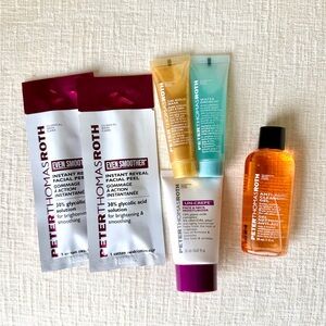 Set of 6 trial size Peter Thomas Roth Skincare. New, sealed
